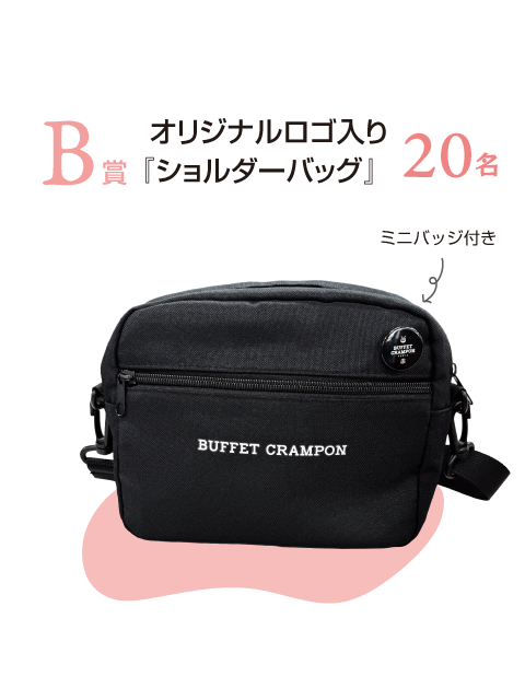 B賞 オリジナルロゴ入りショルダーバッグ